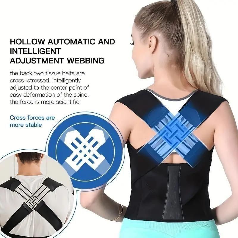 Adjustable Back Posture Corrector – Slouching & Pain Relief Belt for Men & Women