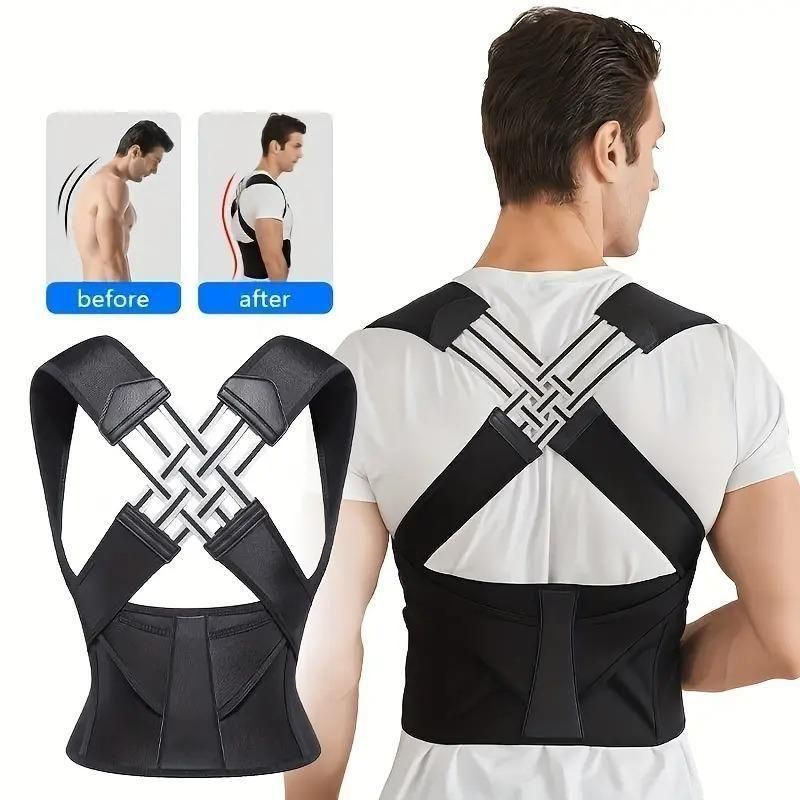 Adjustable Back Posture Corrector – Slouching & Pain Relief Belt for Men & Women