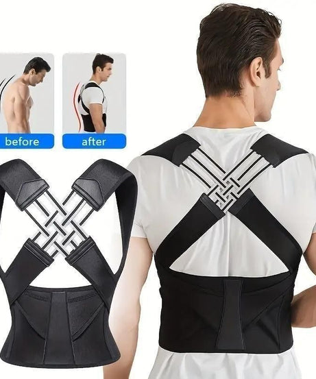 Adjustable Back Posture Corrector – Slouching & Pain Relief Belt for Men & Women